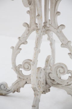 Victorian Cast Iron English Table in Wood