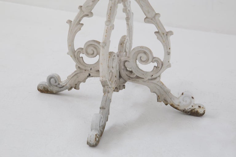 Victorian Cast Iron English Table in Wood For Sale at 1stDibs