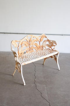 Victorian Cast Iron ‘Fern’ Bench