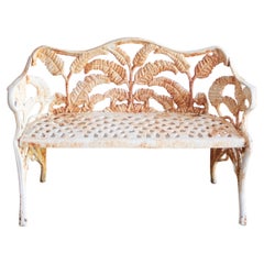 Victorian Cast Iron ‘Fern’ Bench