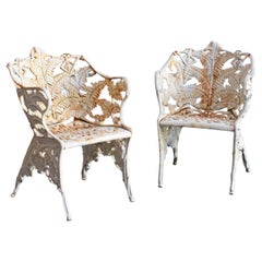 Victorian Cast Iron ‘Fern’ Garden Chairs
