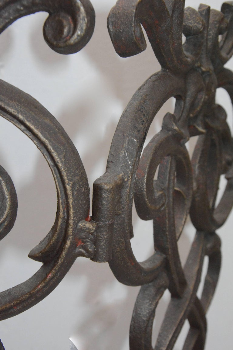 Victorian Cast Iron Fireplace Screen For Sale at 1stDibs victorian