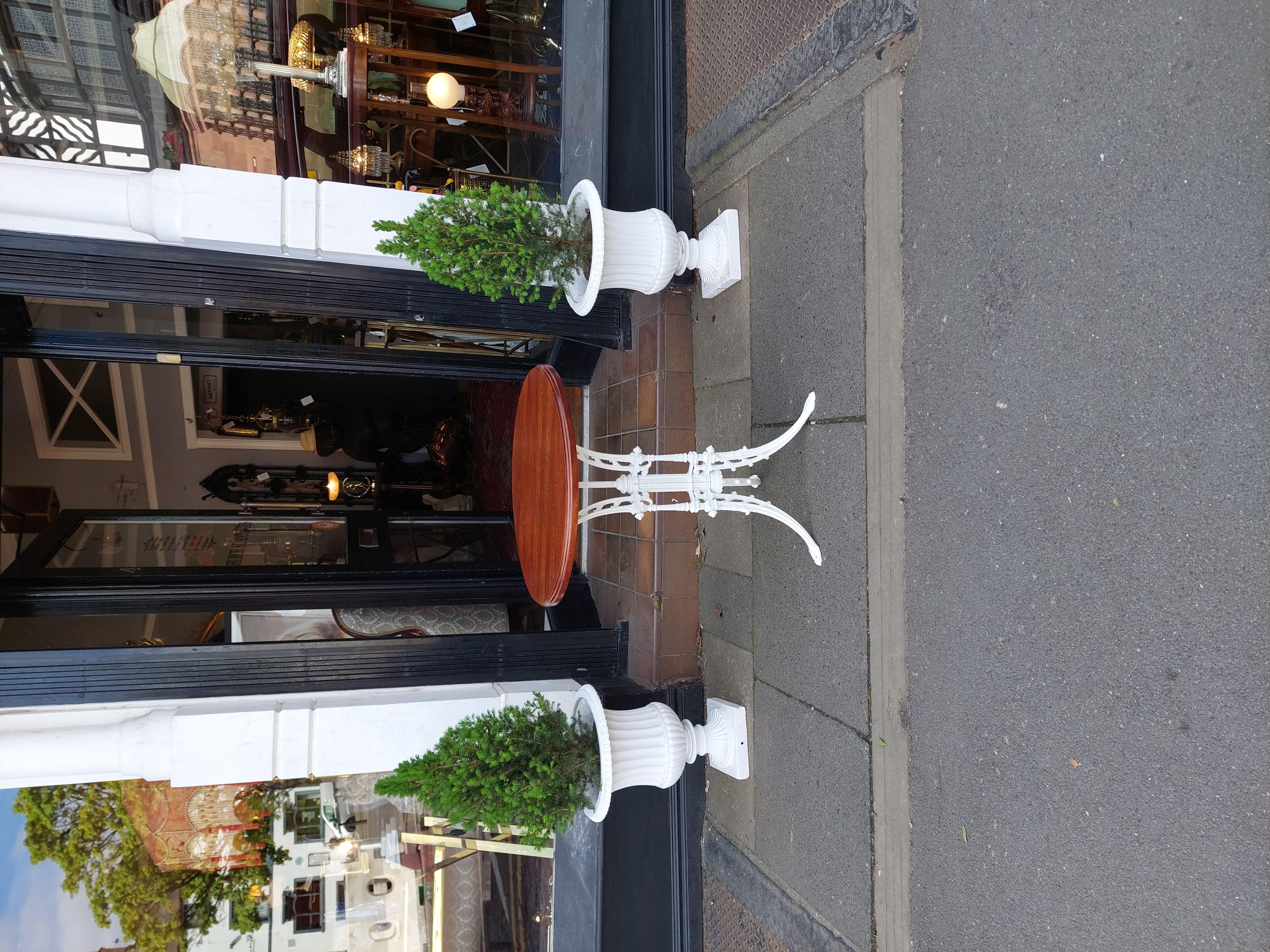 English Victorian Cast Iron Garden Table For Sale