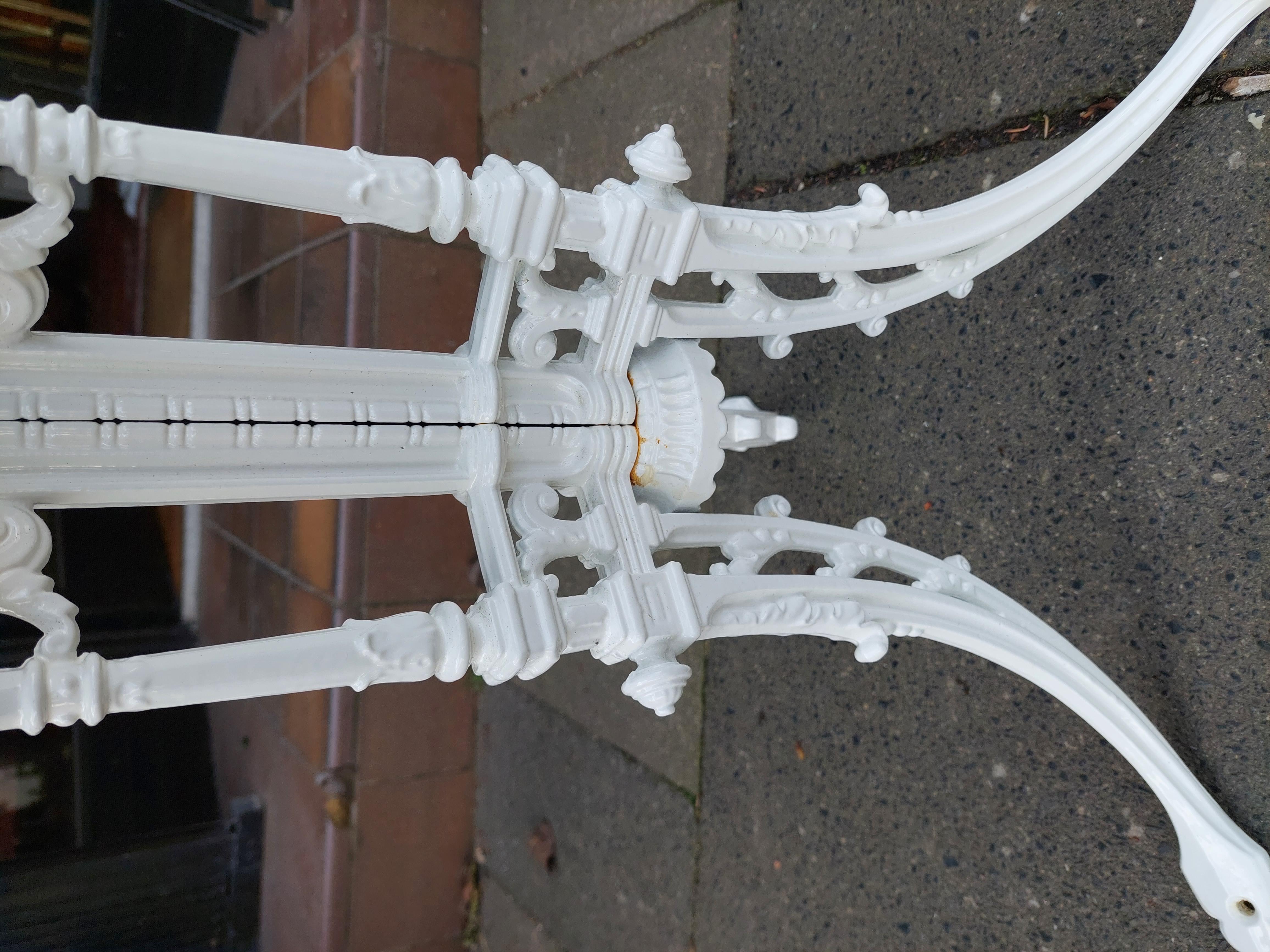 19th Century Victorian Cast Iron Garden Table For Sale