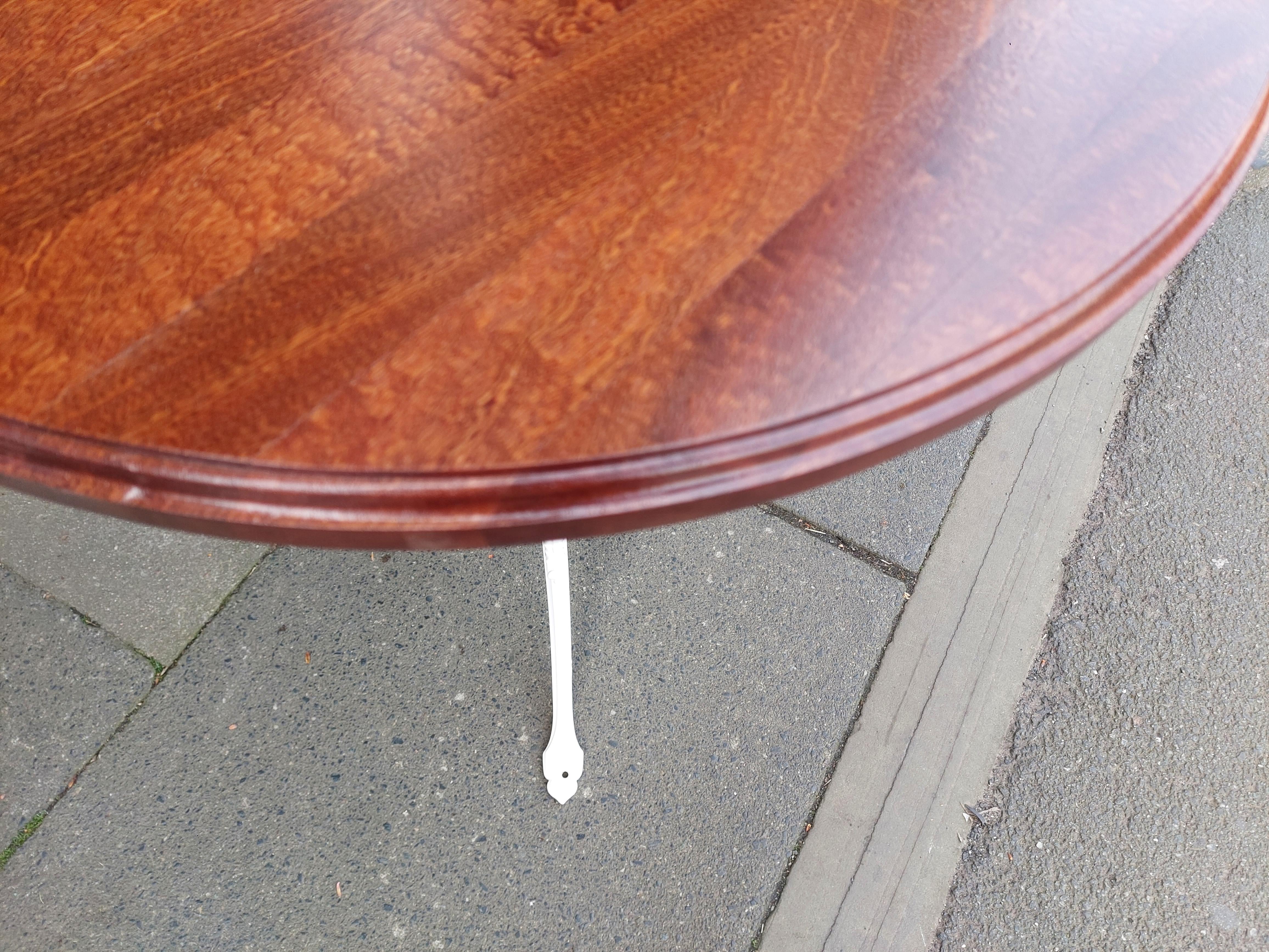 Victorian Cast Iron Garden Table For Sale 3