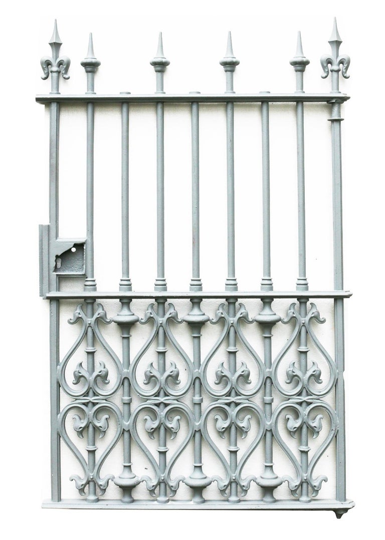 Victorian Cast Iron Pedestrian Gate For Sale at 1stDibs