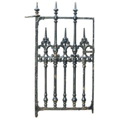 Antique Victorian Cast Iron Pedestrian Gate