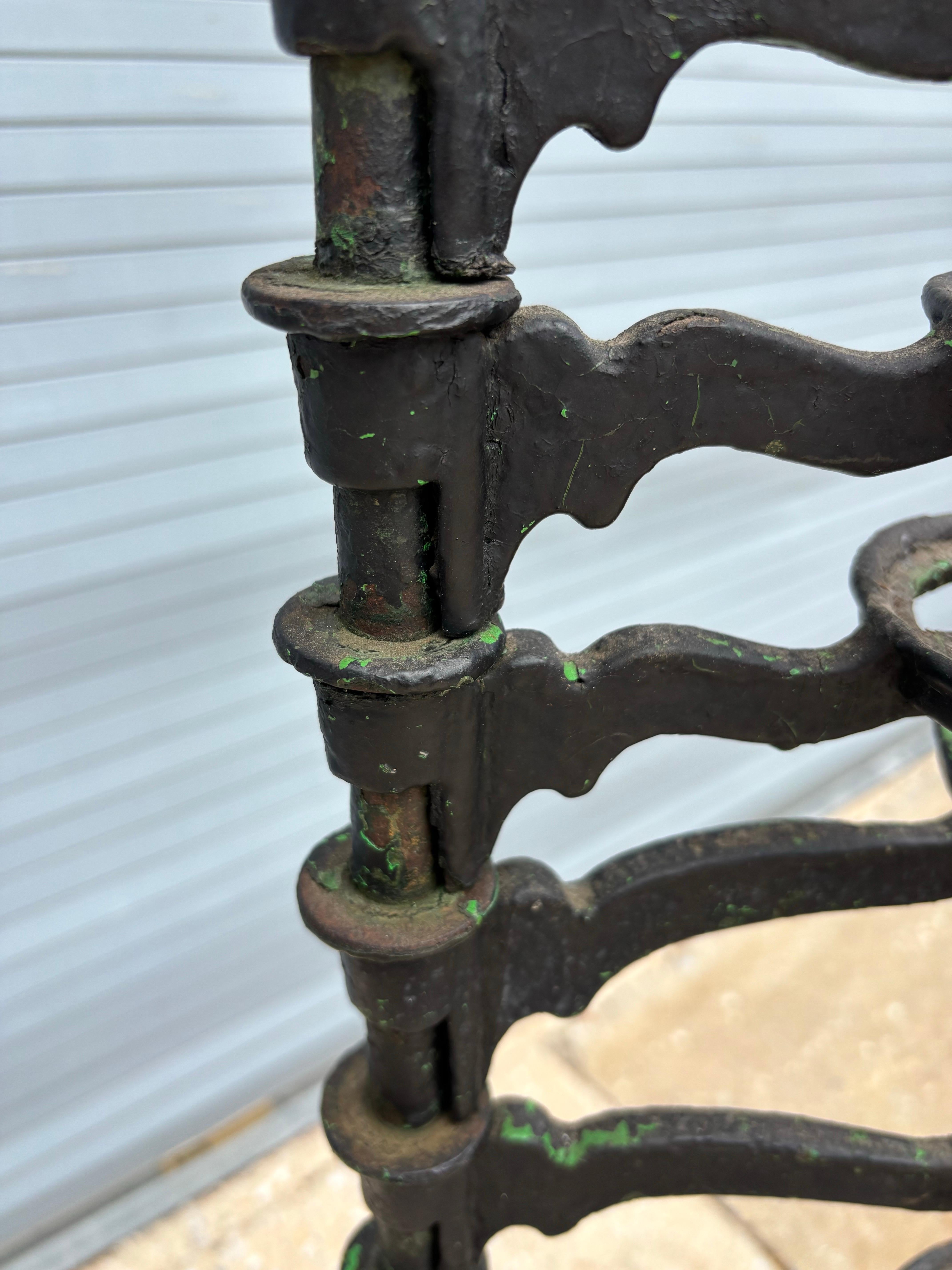 Victorian Cast Iron Rotating Plant Stand For Sale 3