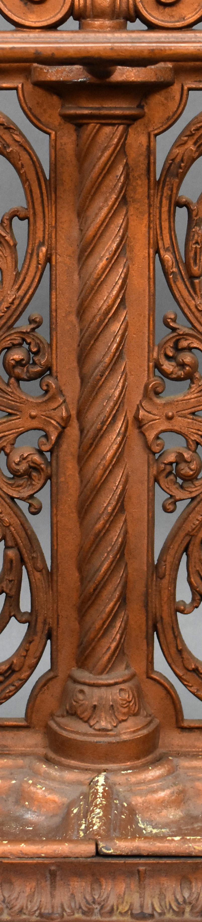 Victorian Cast Iron Stick Stand by Falkirk Foundry (c.1880) For Sale 1