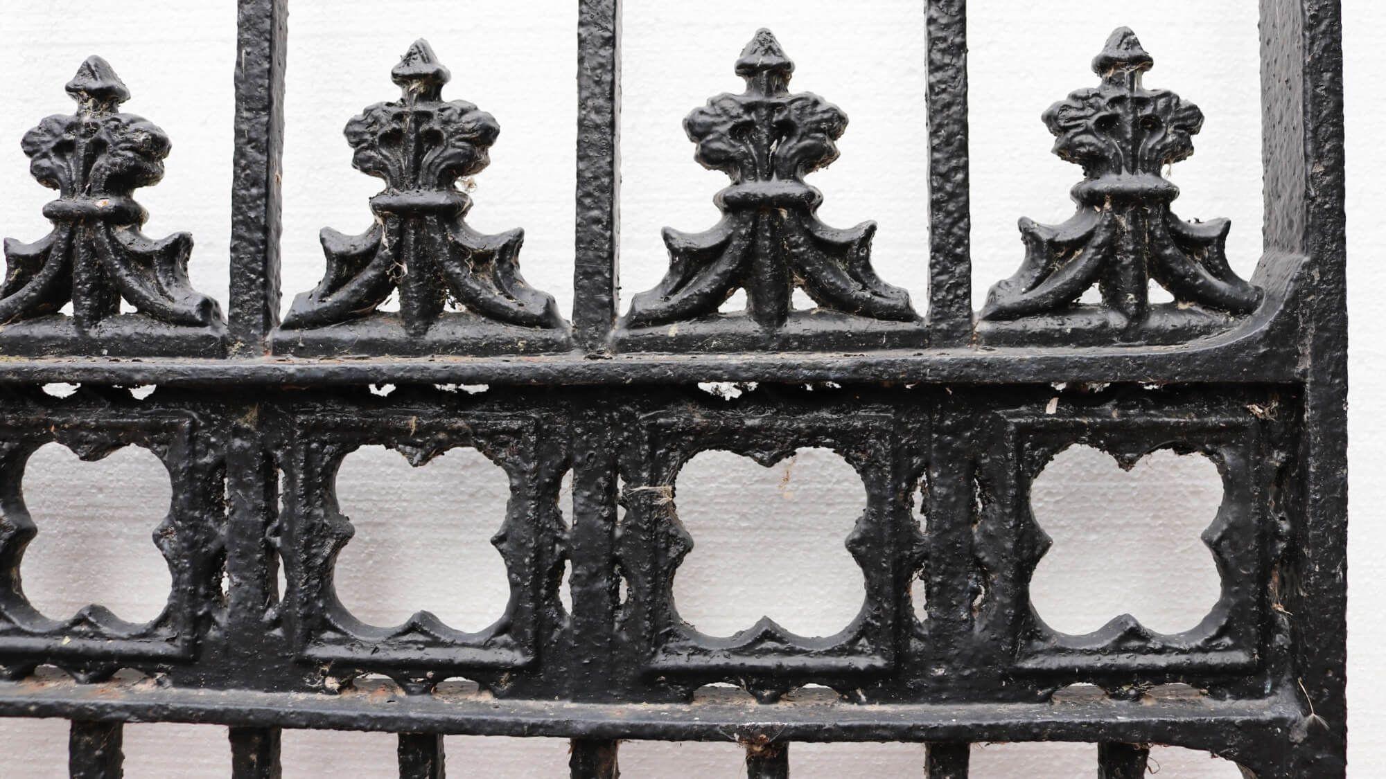 Metal Victorian Cast & Wrought Iron Garden Gate