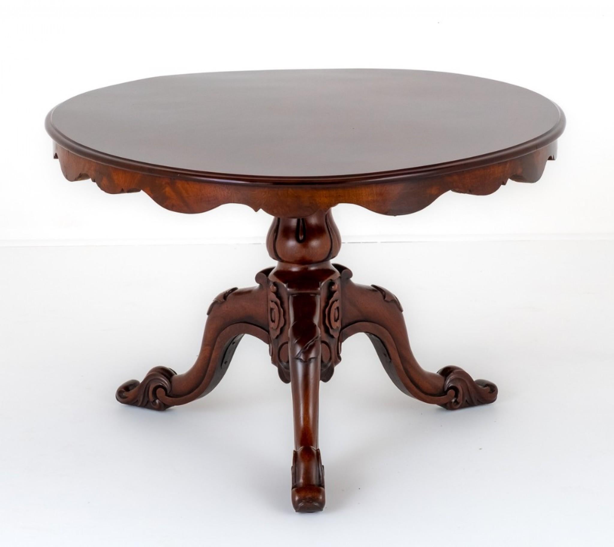 Victorian Centre Table Antique Mahogany, 1850 3