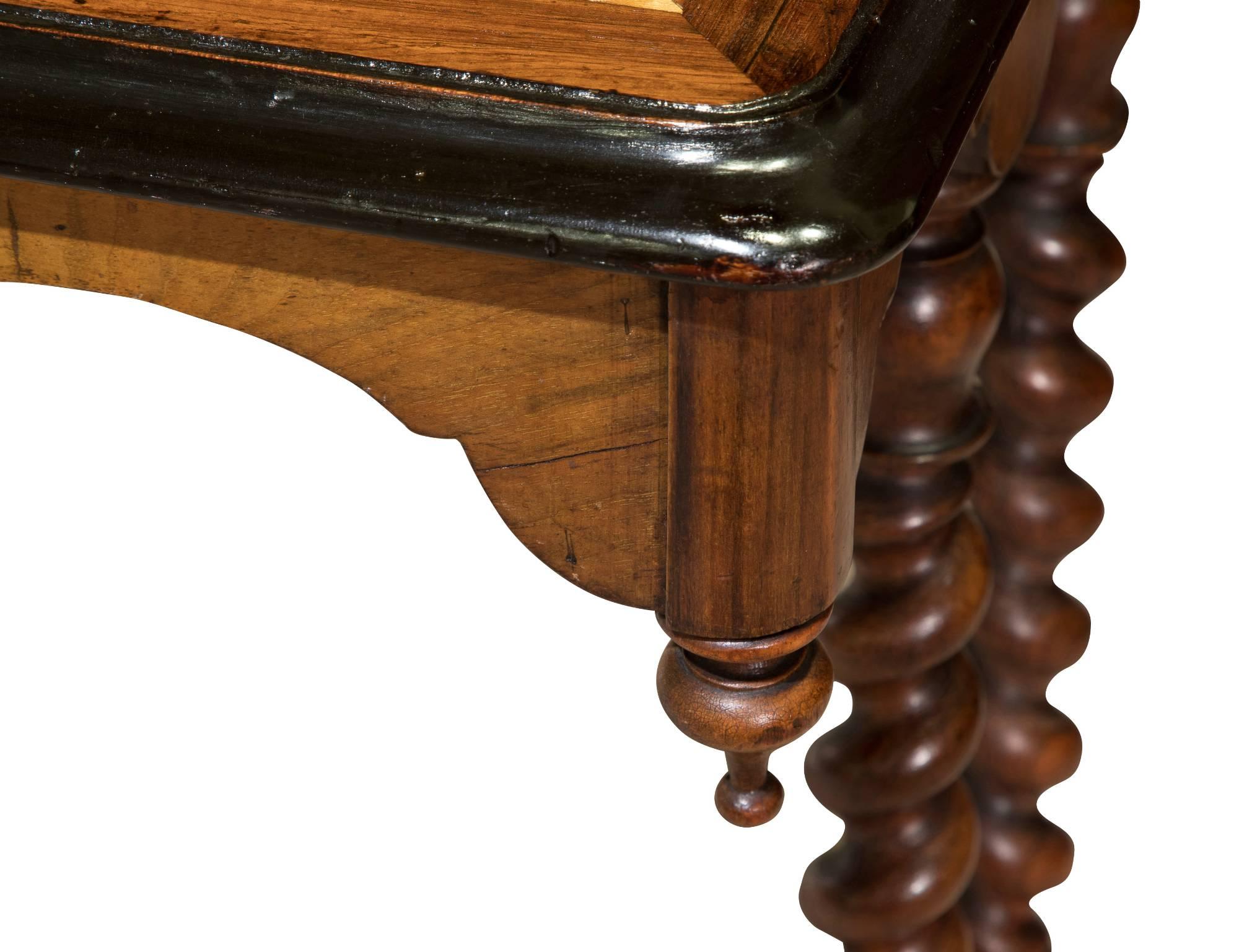 Victorian Specimen Timber Top Rectangular Centre Table For Sale 1