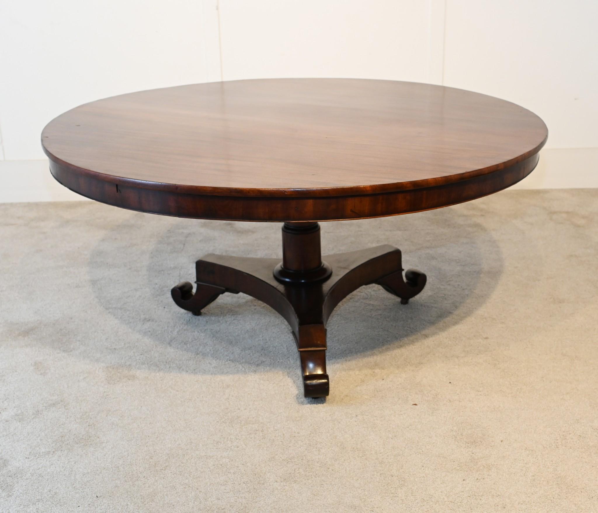 Victorian Centre Table Mahogany Period 1840 Dining For Sale 1