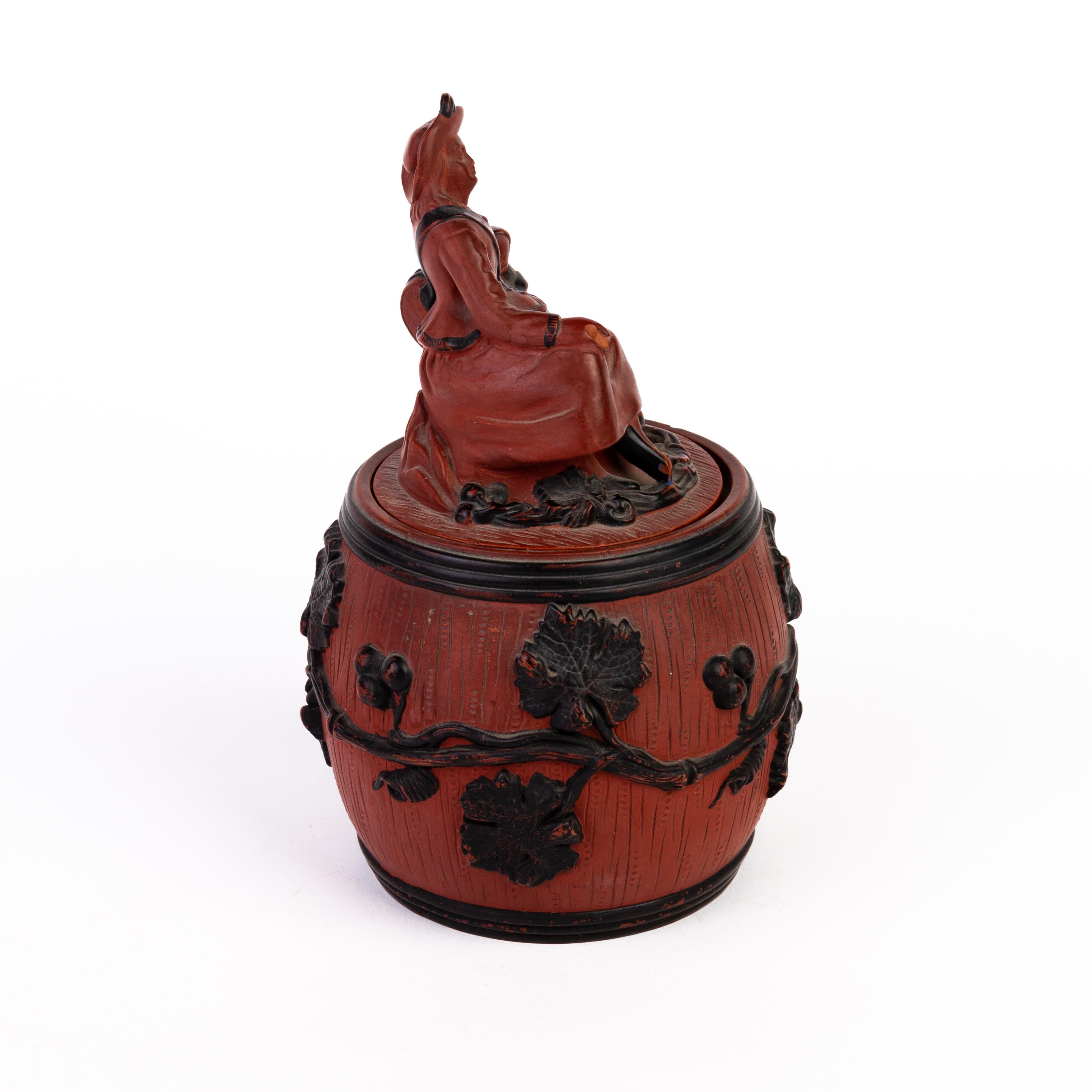 From a private collection.
Victorian Ceramic Tobacco Jar 19th Century 