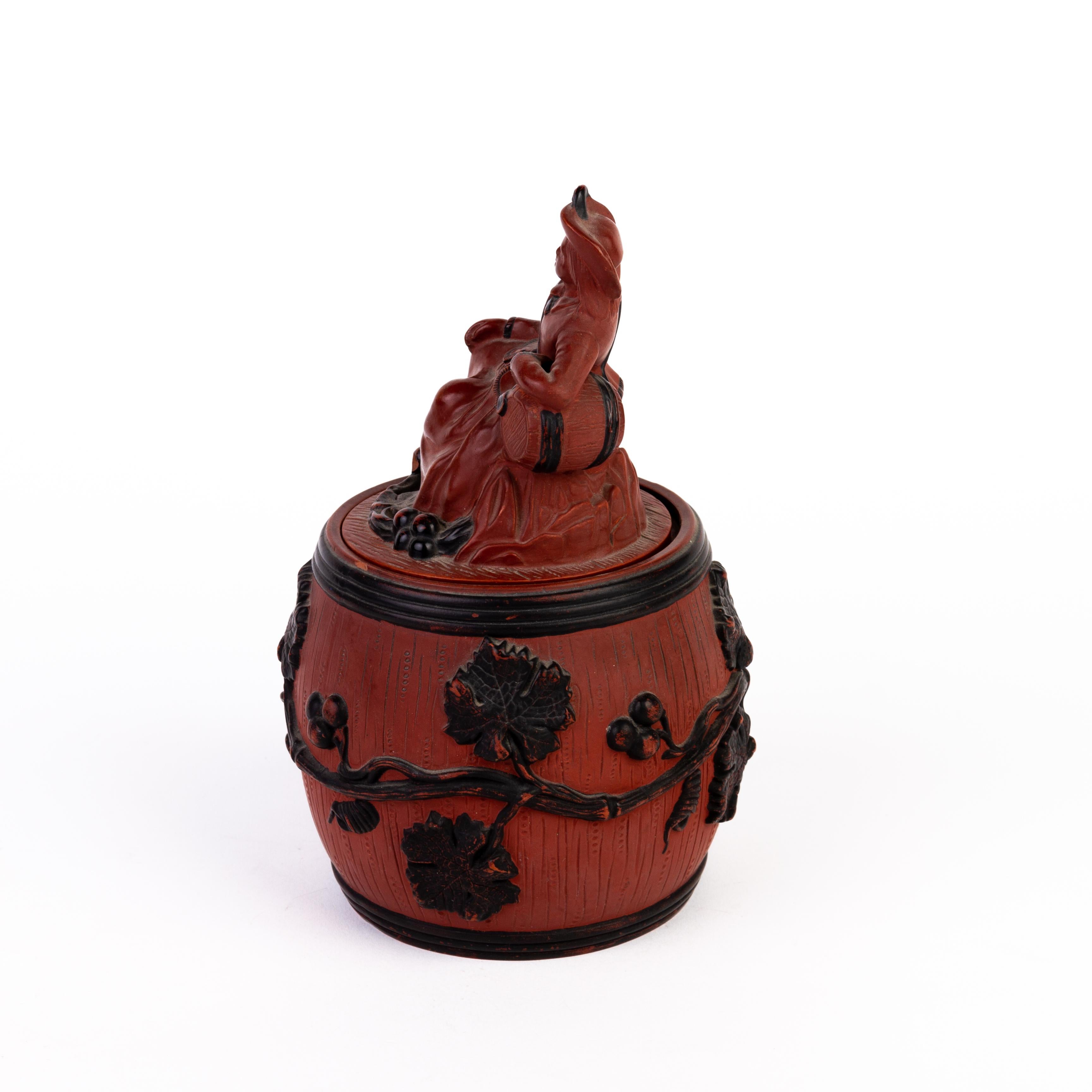 20th Century Victorian Ceramic Tobacco Jar 19th Century  For Sale