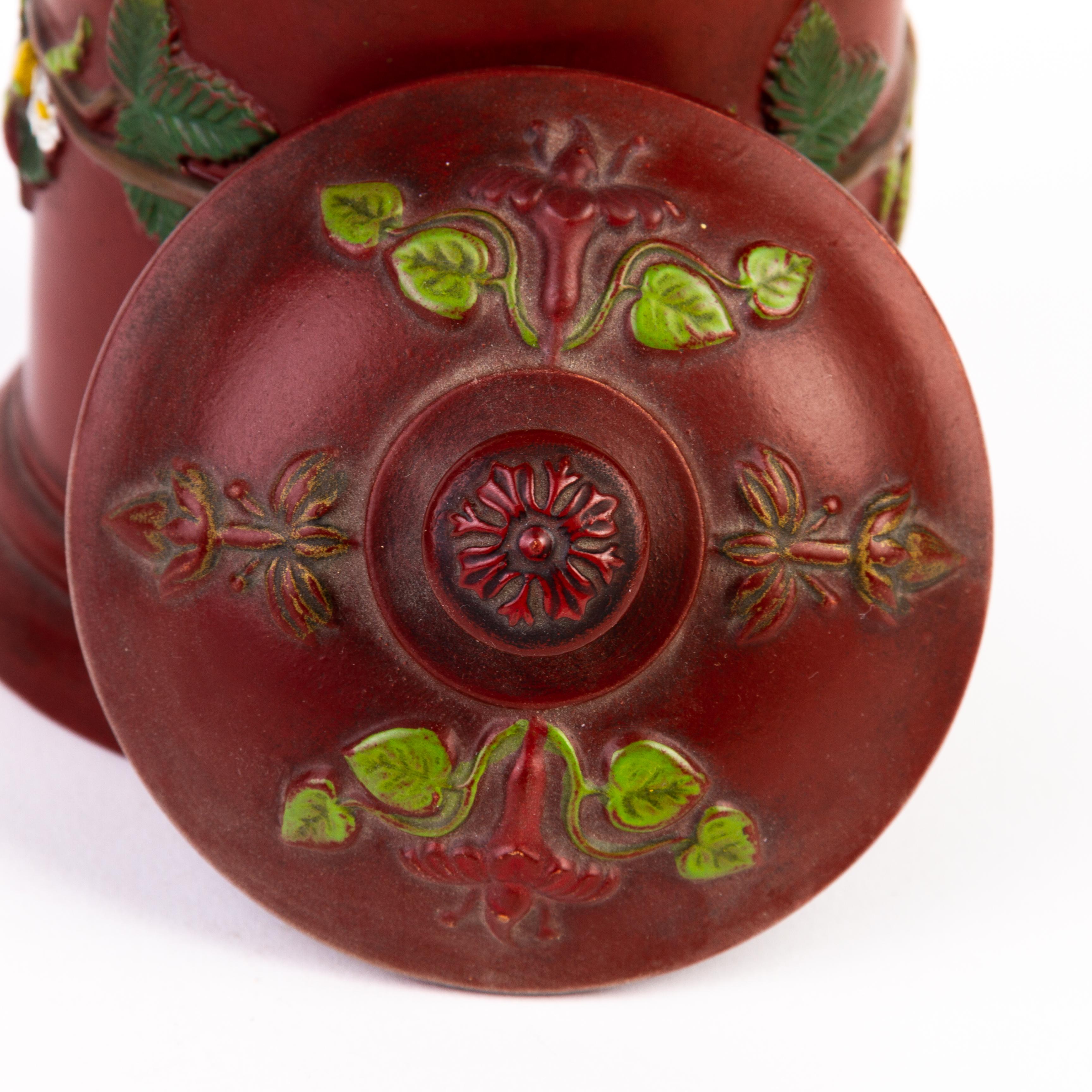 Victorian Ceramic Tobacco Jar 19th Century  1