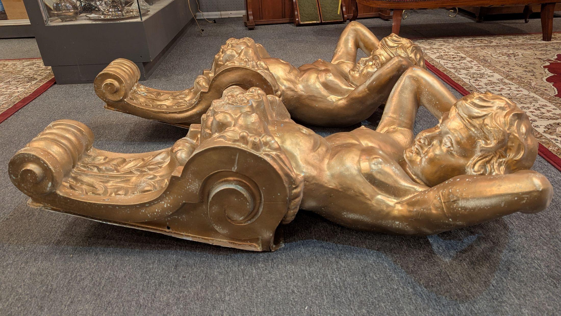 Victorian Cherub Corbel pair For Sale 5