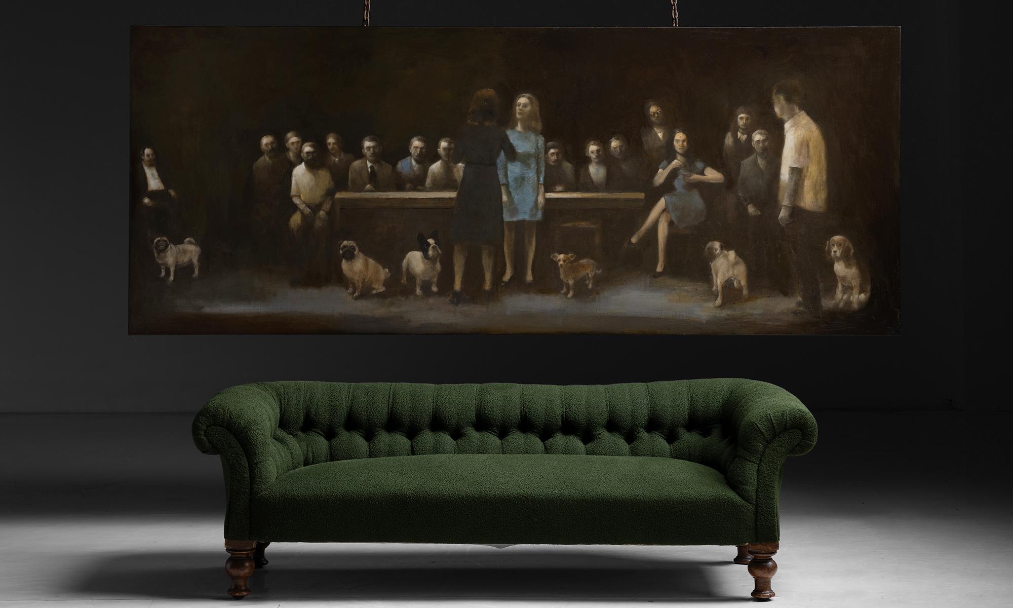 Victorian Chesterfield Sofa, England circa 1900 2