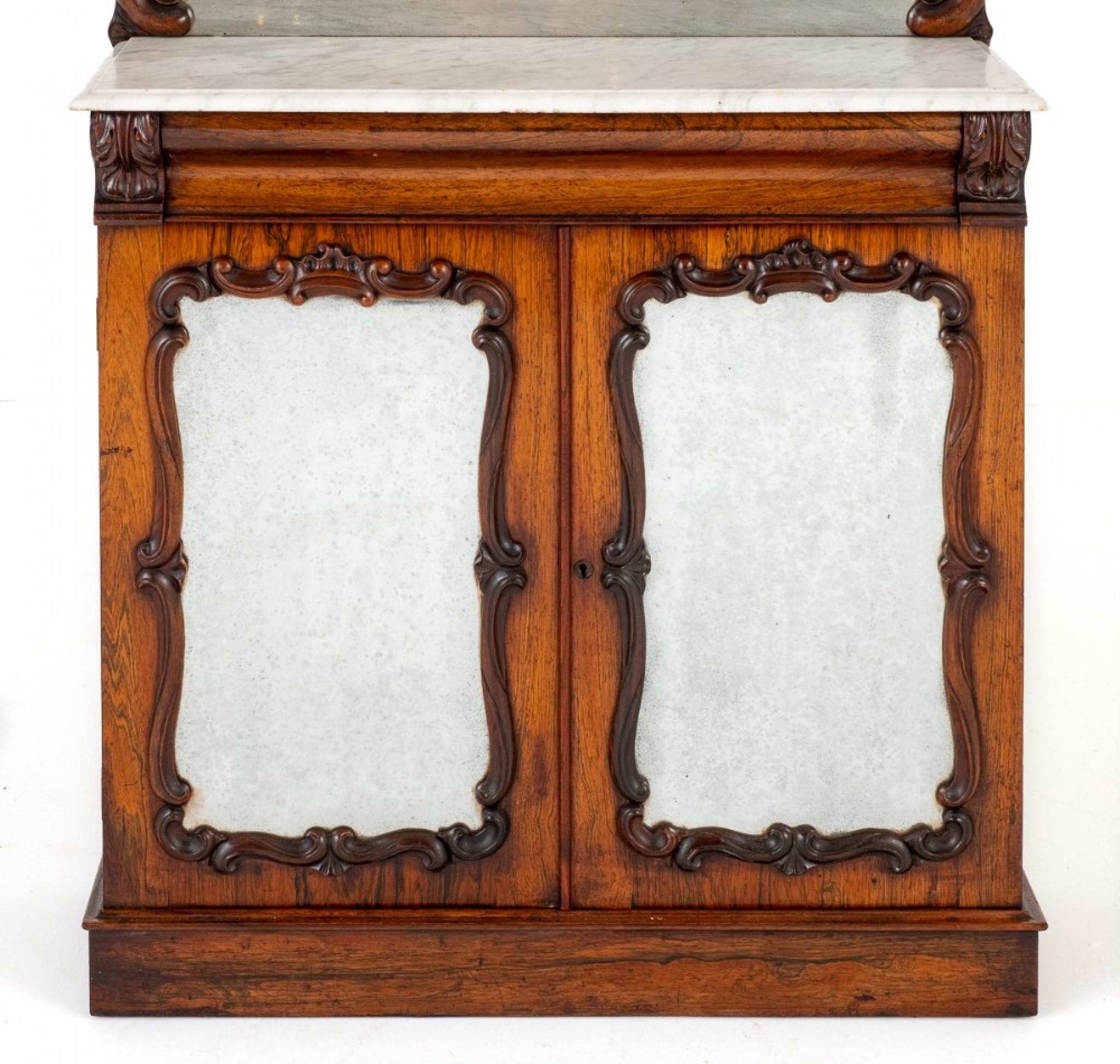 Victorian Chiffonier Mahogany Sideboard, 1860 6