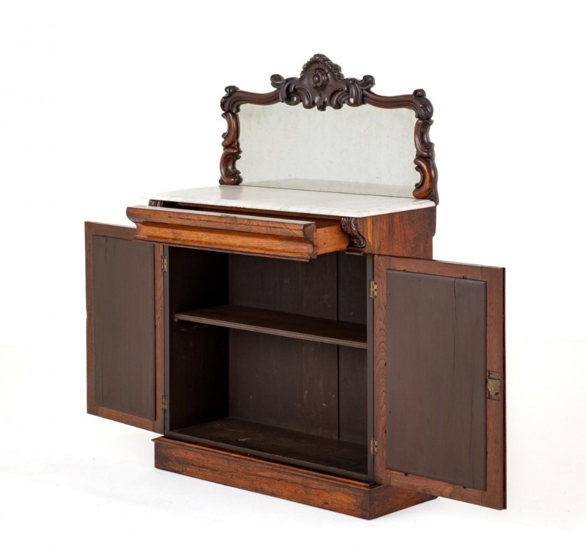 Victorian Chiffonier Mahogany Sideboard, 1860 5