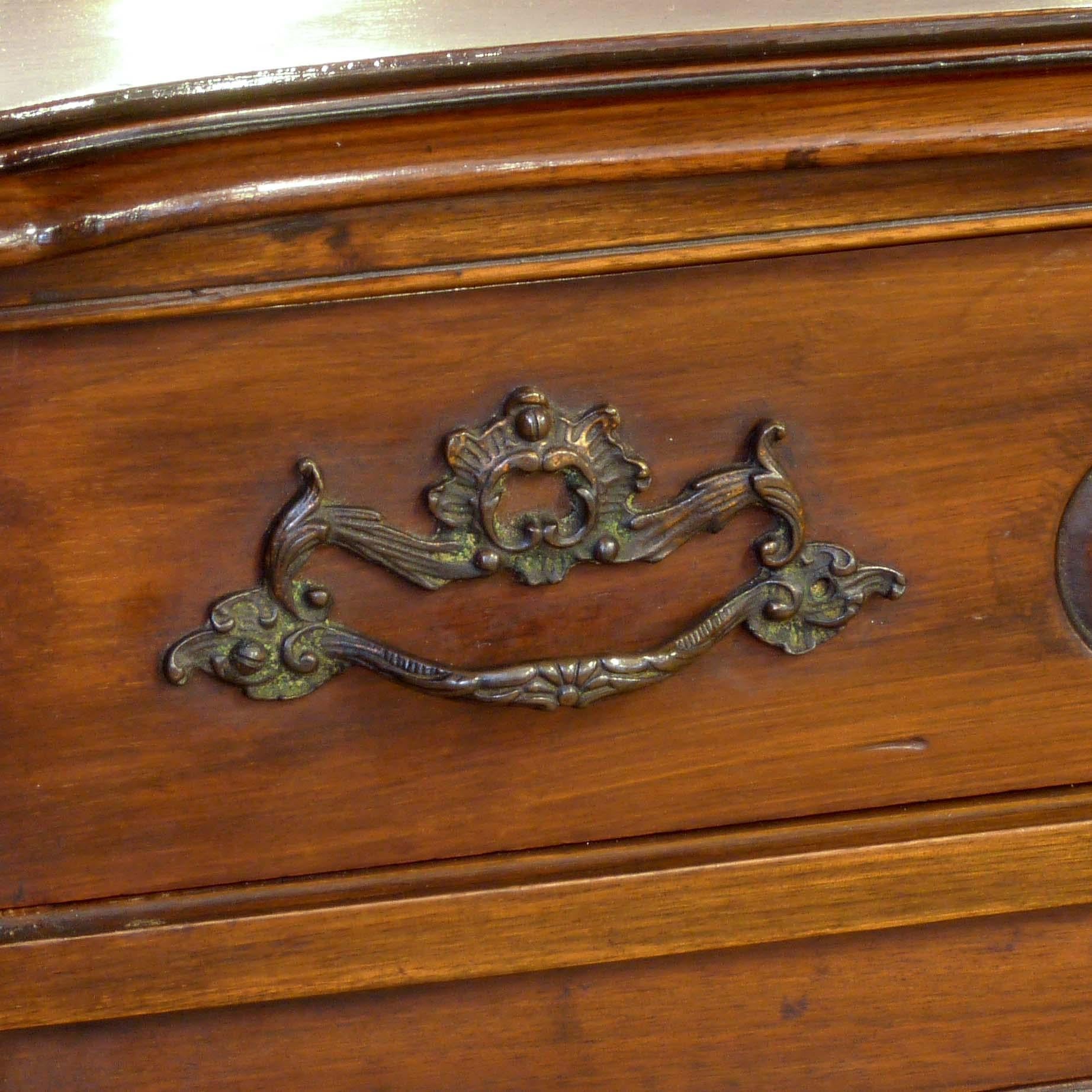 Carved Victorian Chiffonier Side Cabinet For Sale