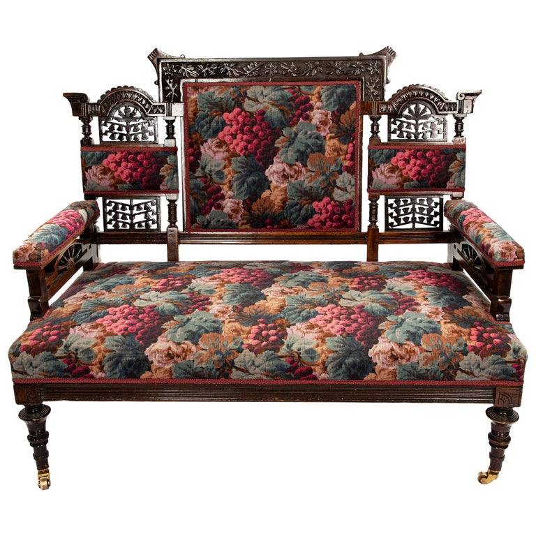 Victorian Childs Settee For Sale