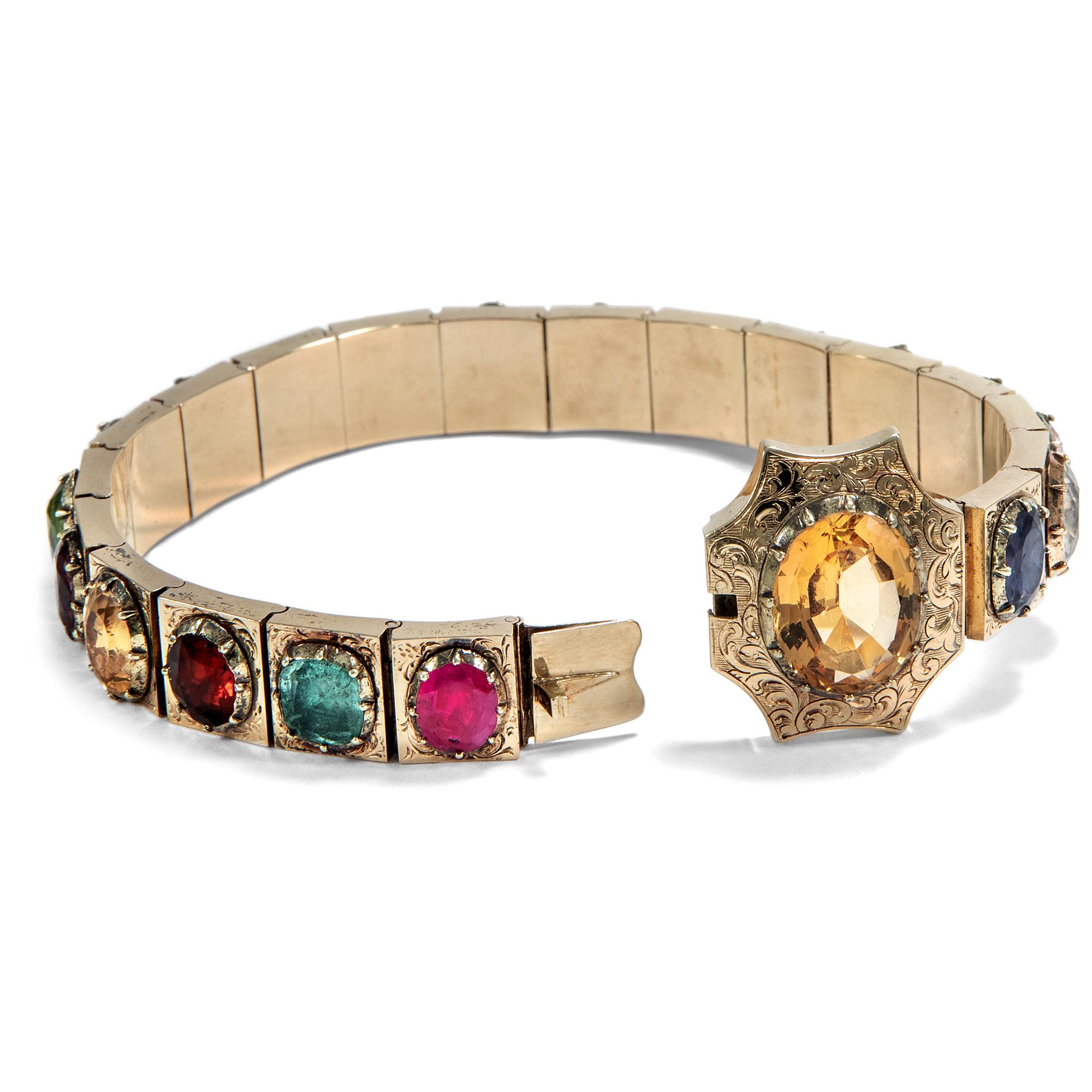 ruby and opal bracelet