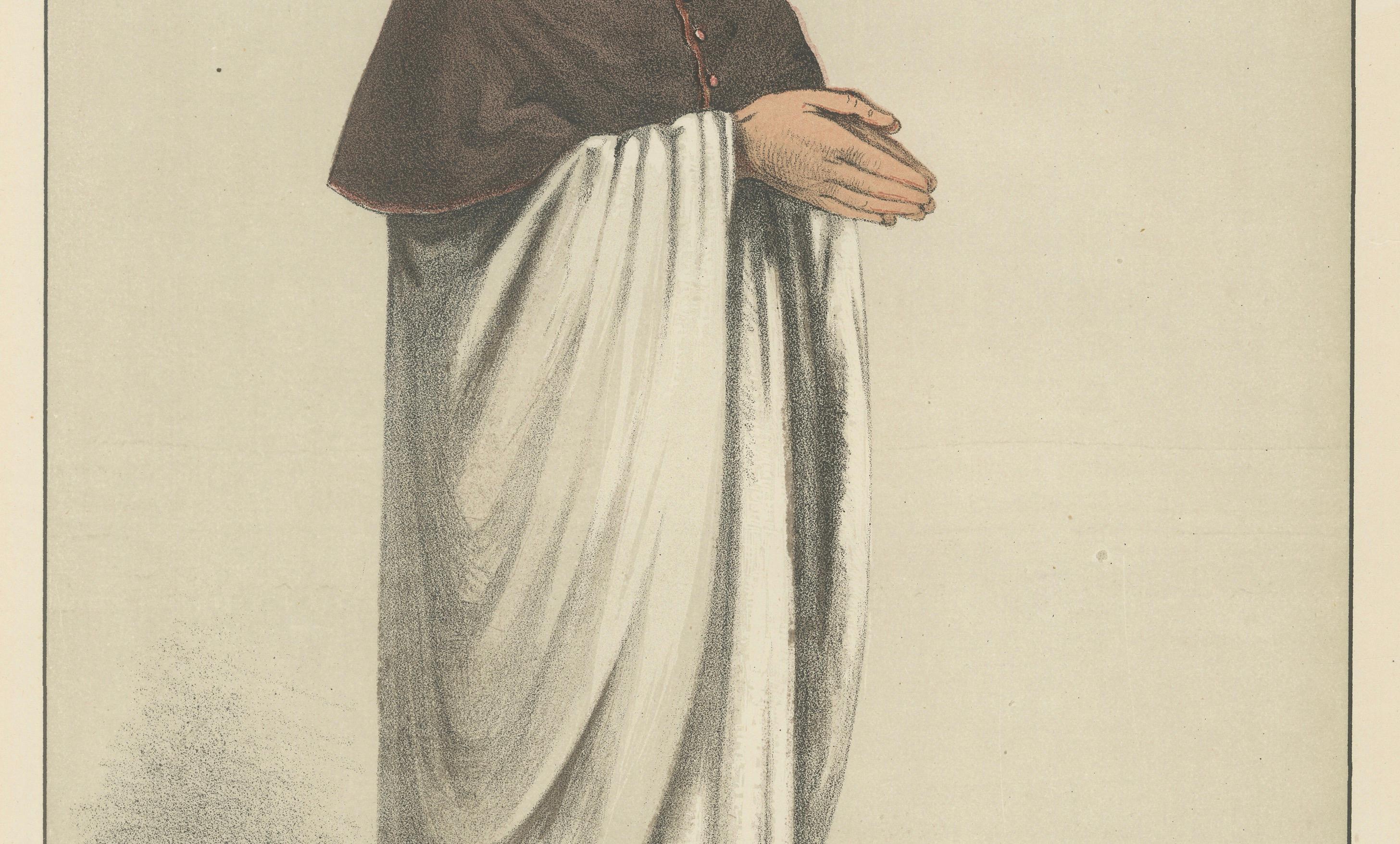 Victorian Clergyman Caricature – Vanity Fair Men of the Day, 1870