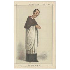 Victorian Clergyman Caricature – Vanity Fair Men of the Day, 1870
