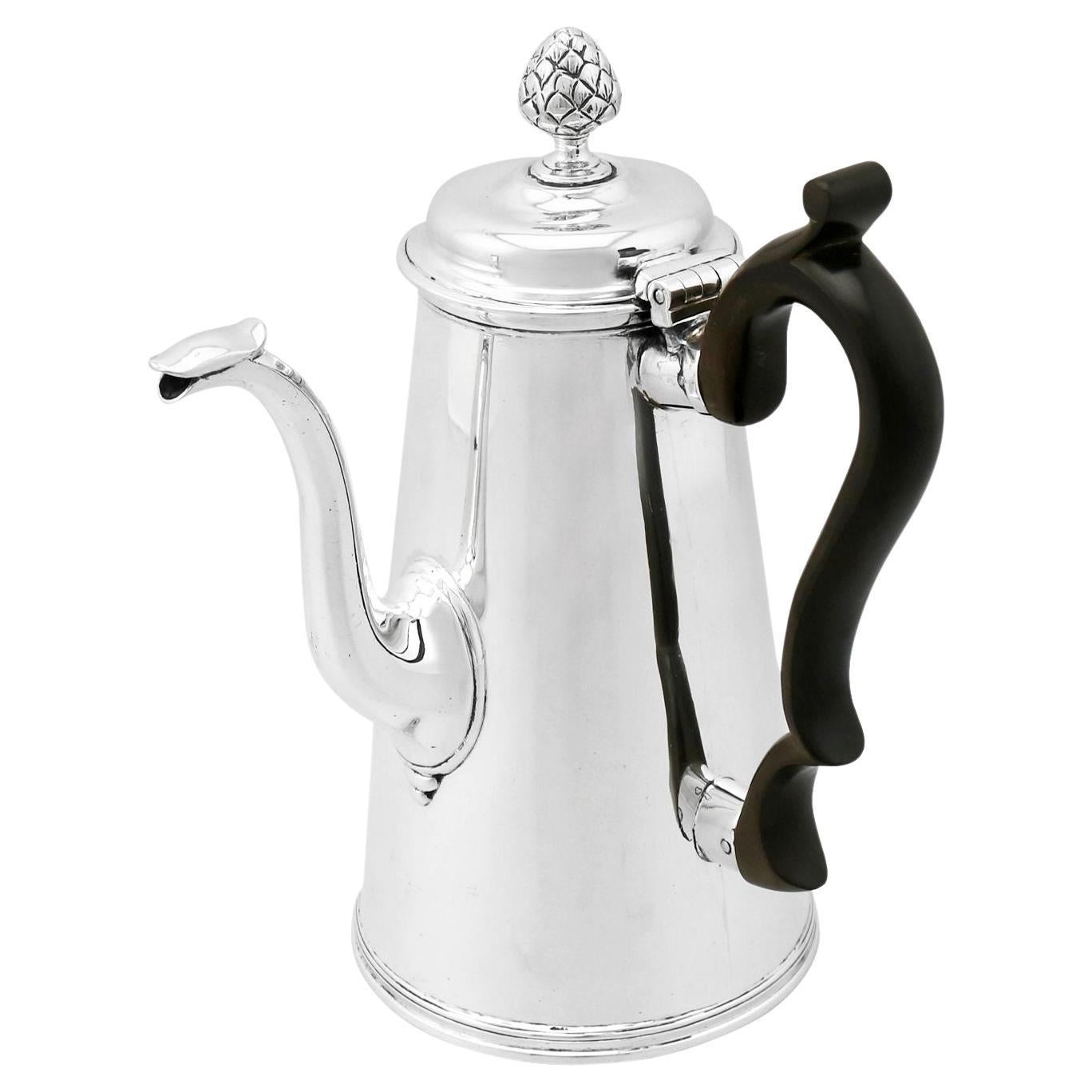 Victorian Coffee Pot Sterling Silver 