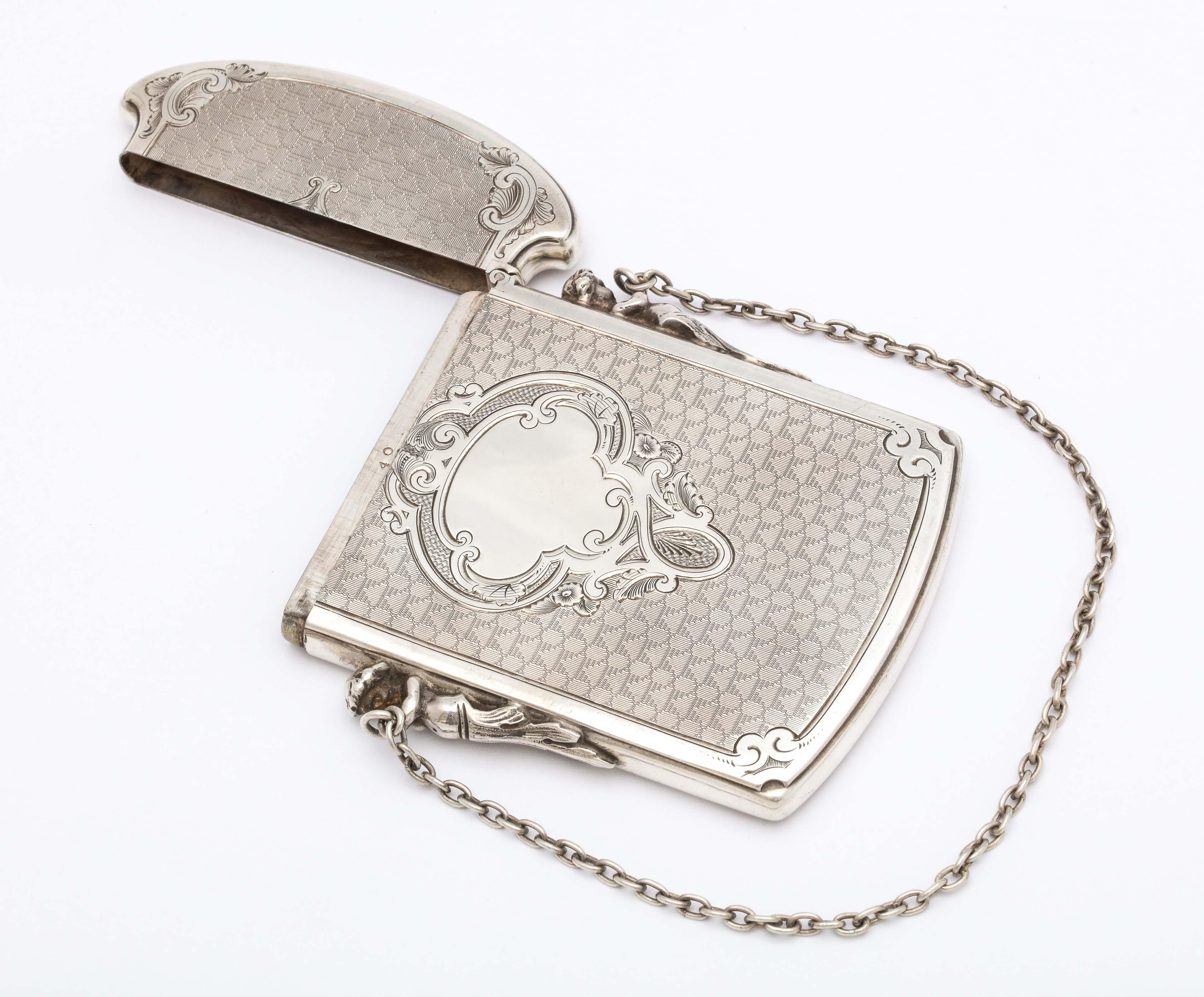 Victorian Coin Silver '.900' Calling Card/Business Card Holder by Gorham 3