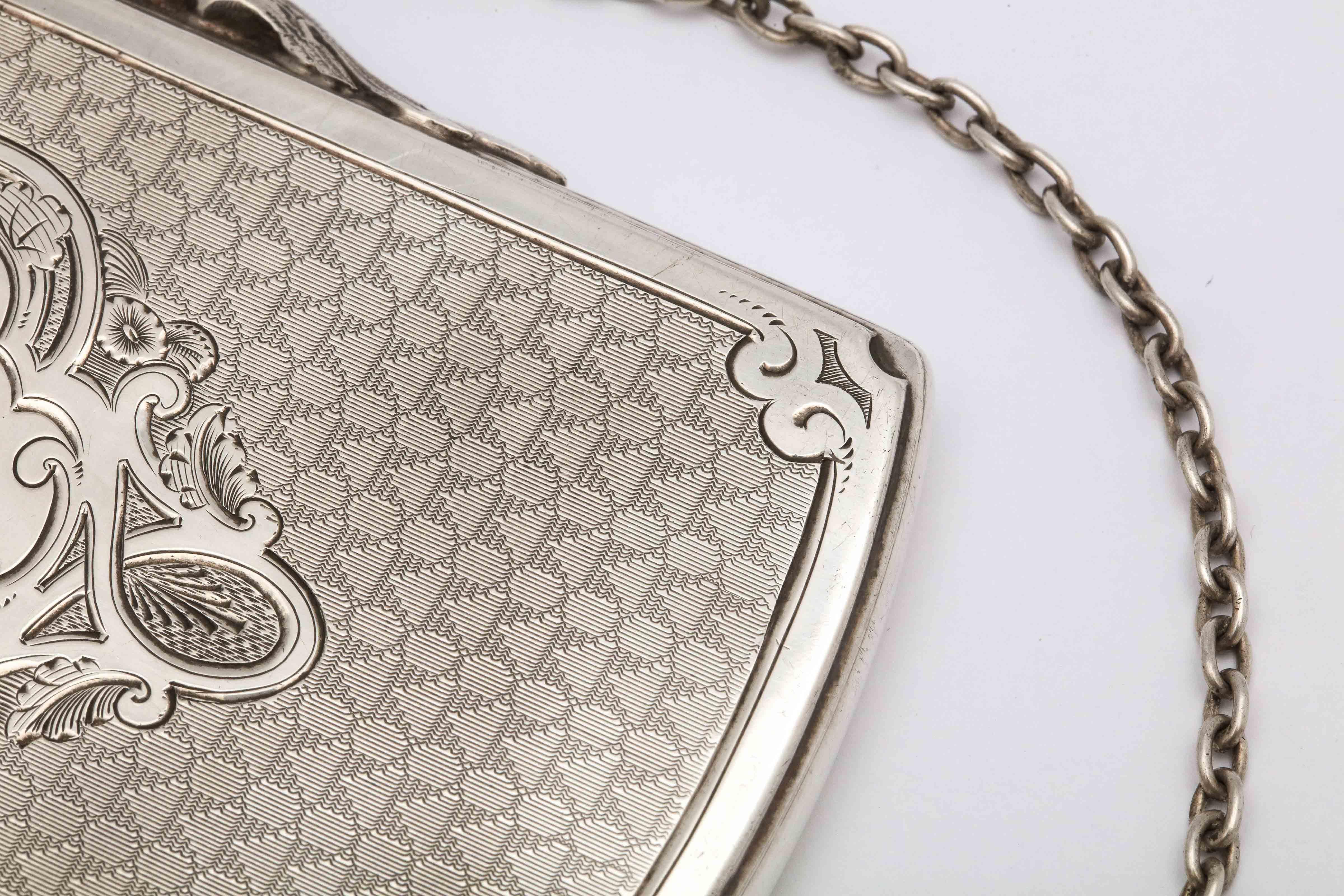Victorian Coin Silver '.900' Calling Card/Business Card Holder by Gorham 6