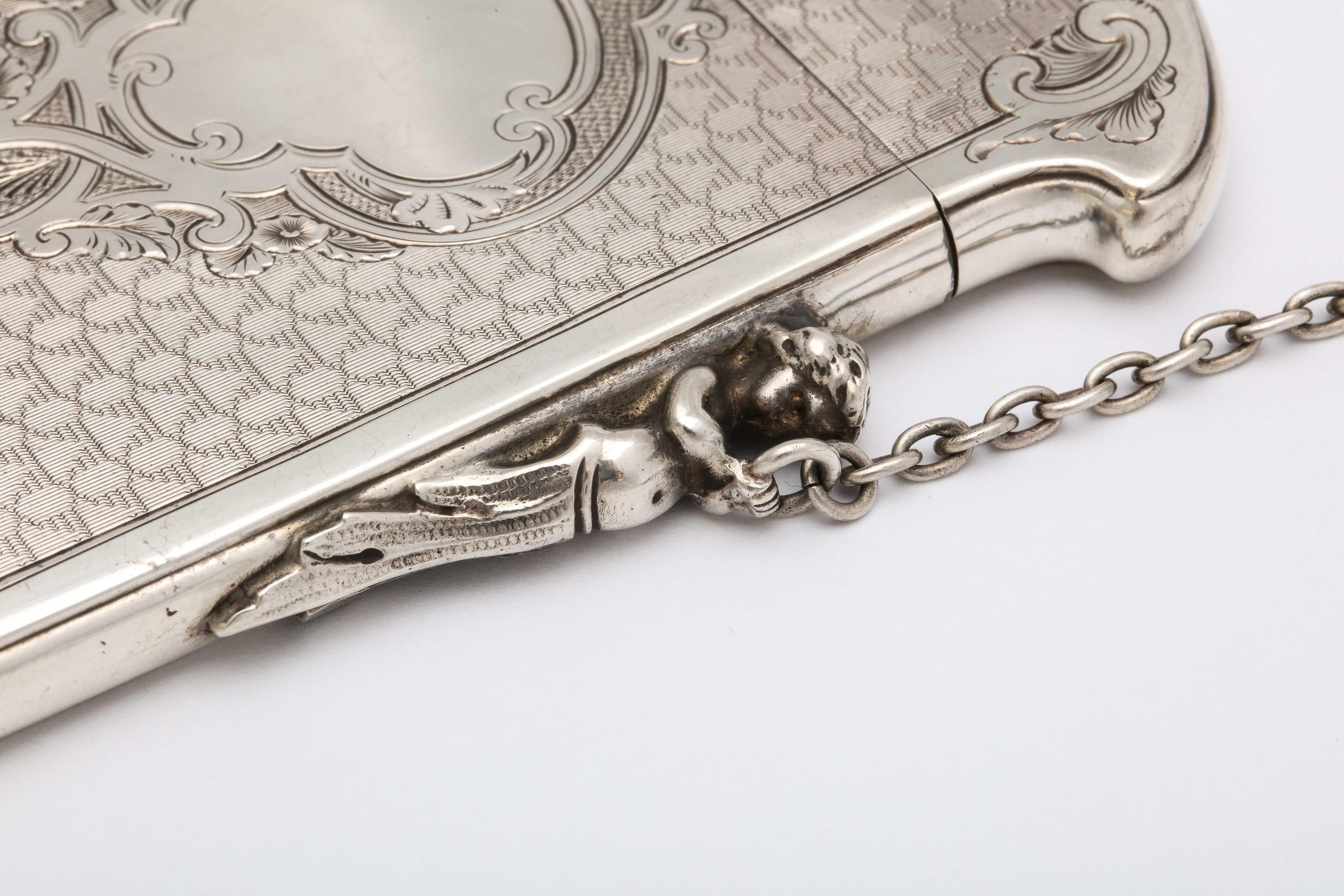 American Victorian Coin Silver '.900' Calling Card/Business Card Holder by Gorham