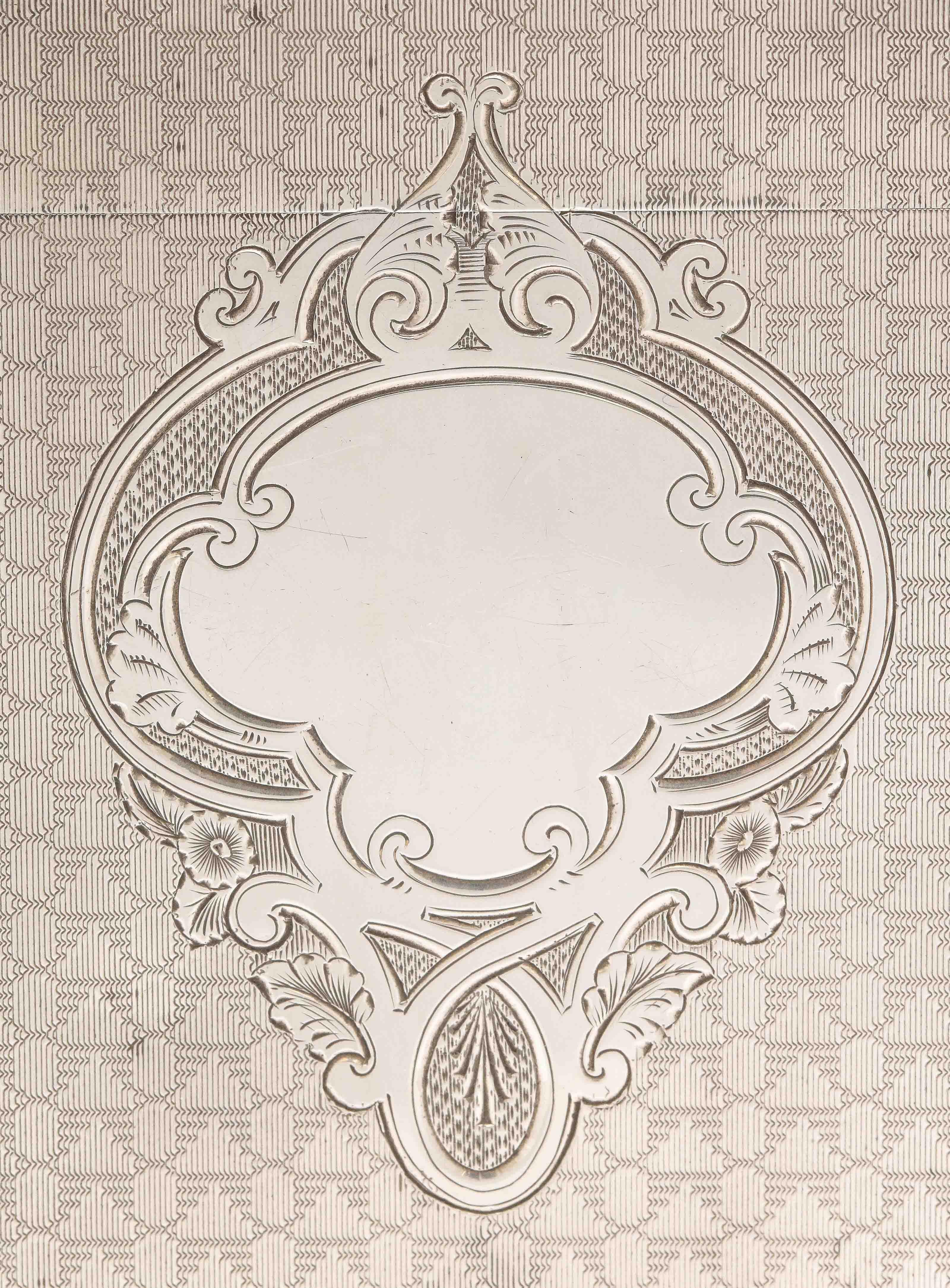 Sterling Silver Victorian Coin Silver '.900' Calling Card/Business Card Holder by Gorham
