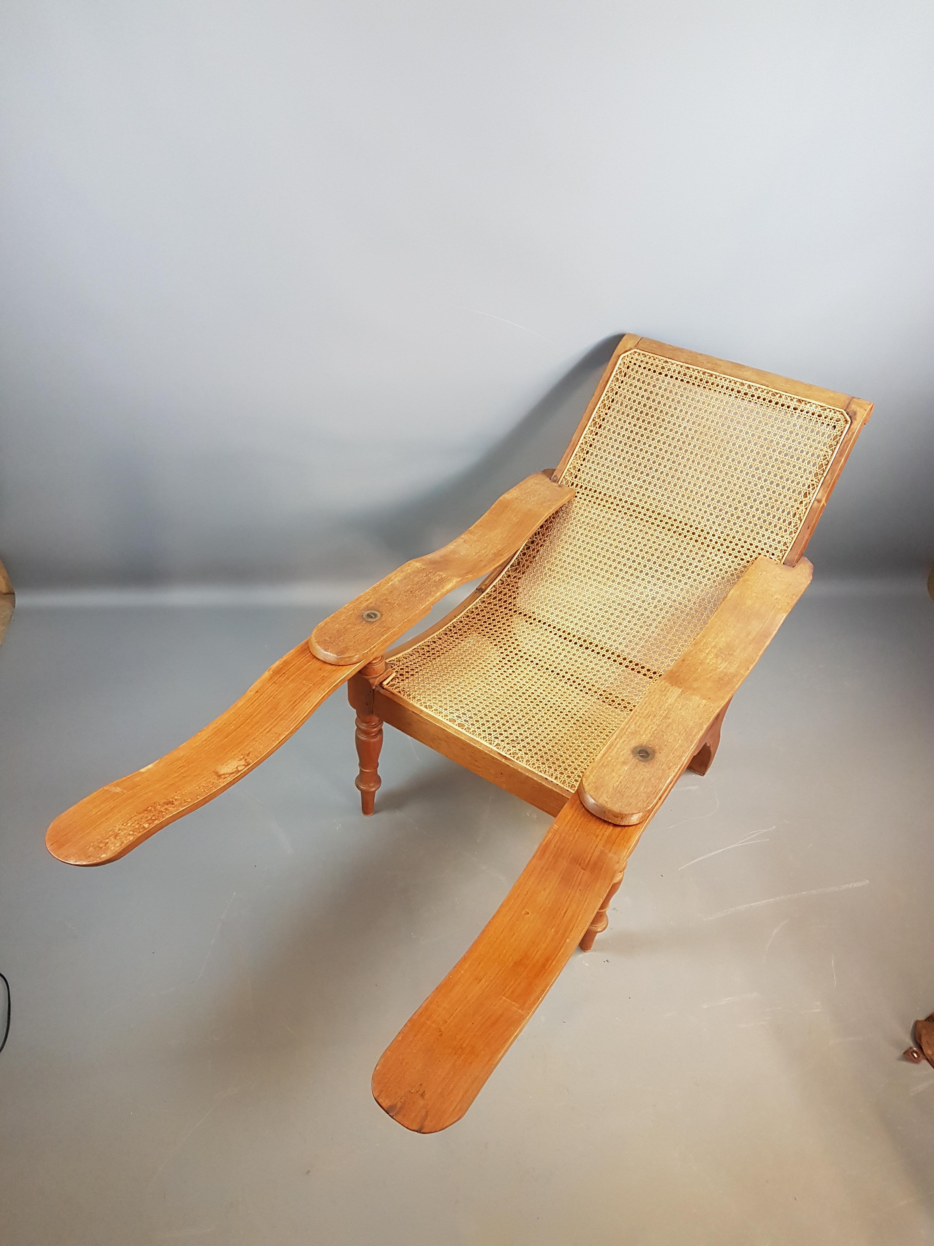 British Colonial Victorian Colonial Teak Plantation Chair