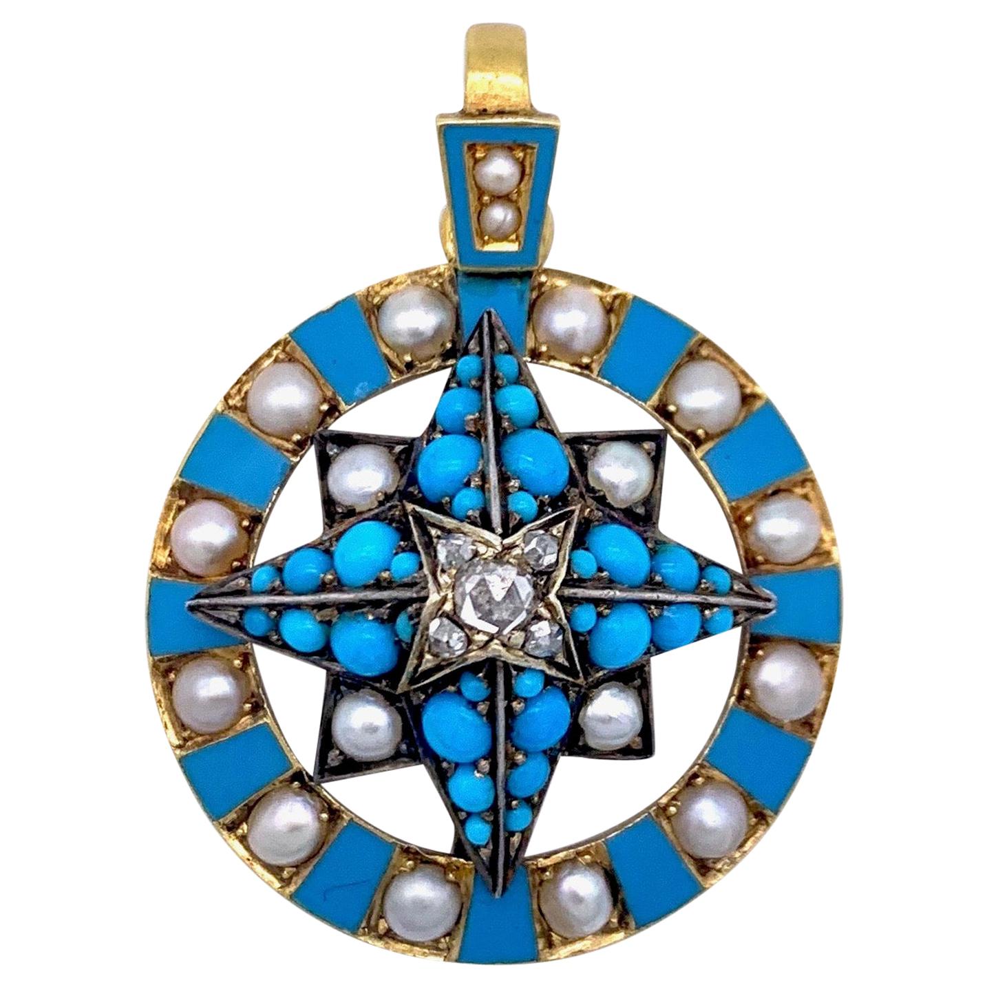 Compass Tibet silver Dome Glass Cabochon Necklace chain Pendant #81 