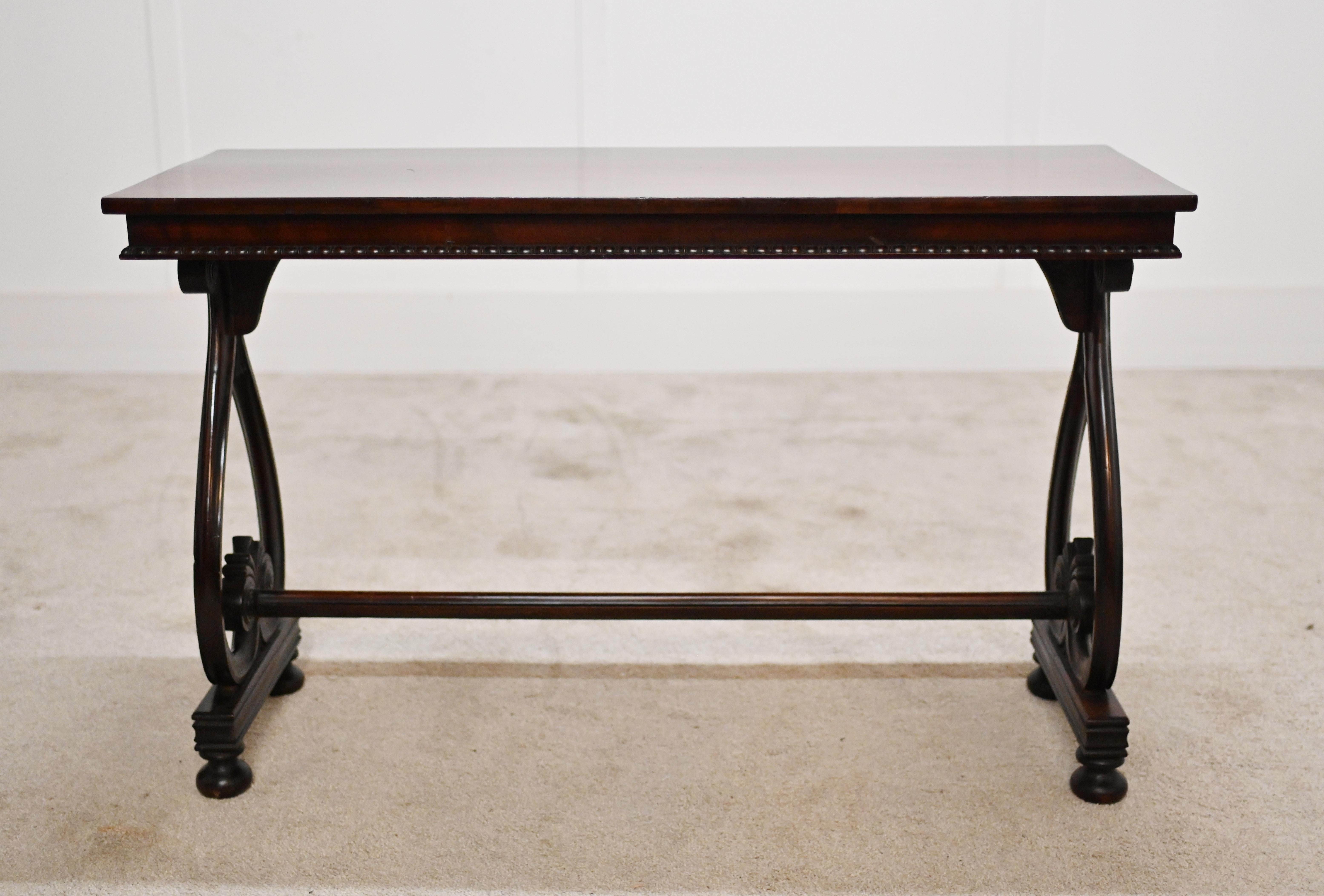 Mid-19th Century Victorian Console Table Mahogany Side Tables 1840 For Sale