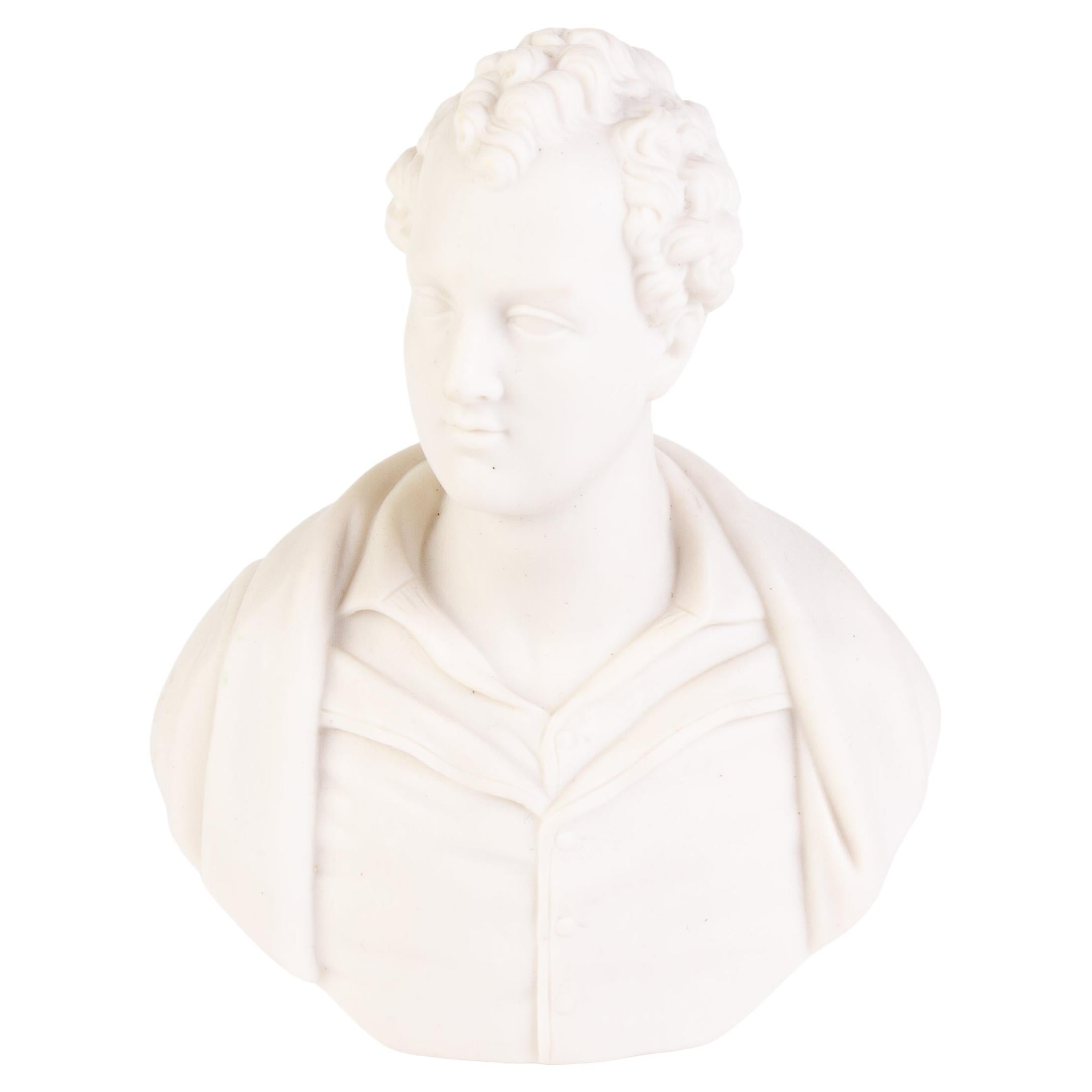 Victorian Copeland Parian Ware Sculpture Bust 19th Century For Sale