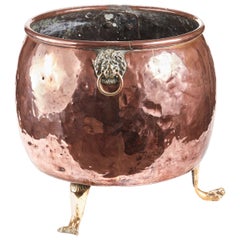 Victorian Copper and Brass Coal or Log Bucket