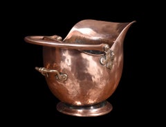 Victorian Copper Coal Scuttle