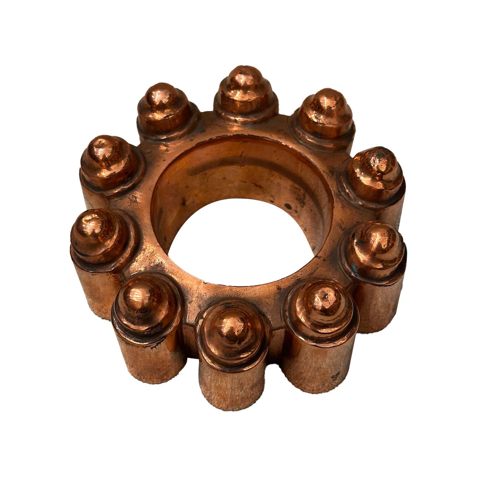 Viktorianische Kupferkronenform aus Kupfer von W.M Still & Co, London 1903 Britische Broad Arrow, viktorianisch im Angebot 2