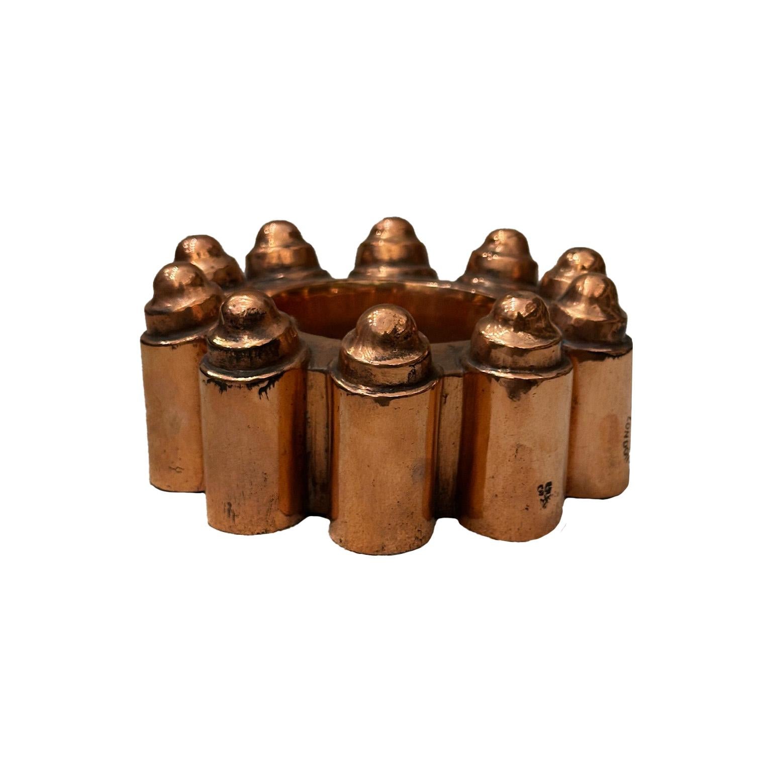 Viktorianische Kupferkronenform aus Kupfer von W.M Still & Co, London 1903 Britische Broad Arrow, viktorianisch im Angebot 3