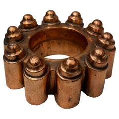 Molde de corona de cobre victoriano de W.M Still & Co, Londres 1903 British Broad Arrow
