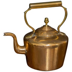 Antique Victorian Copper Kettle