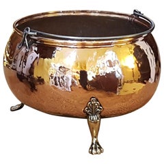 Victorian Copper Log Bucket