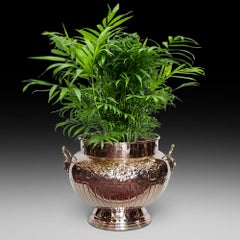 Victorian Copper Planter Log Bucket