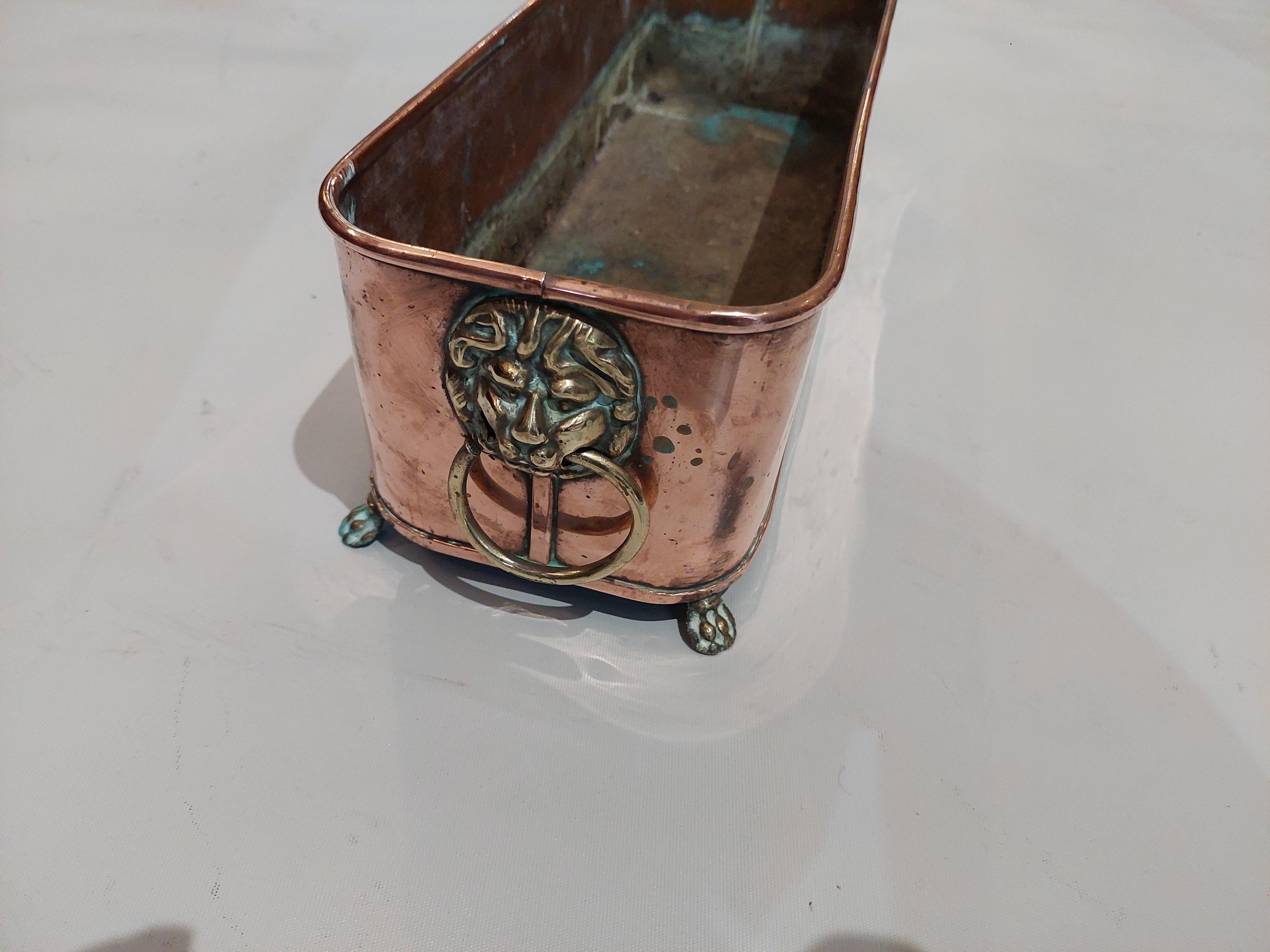 Victorian Copper Planter Trough In Good Condition In Altrincham, GB