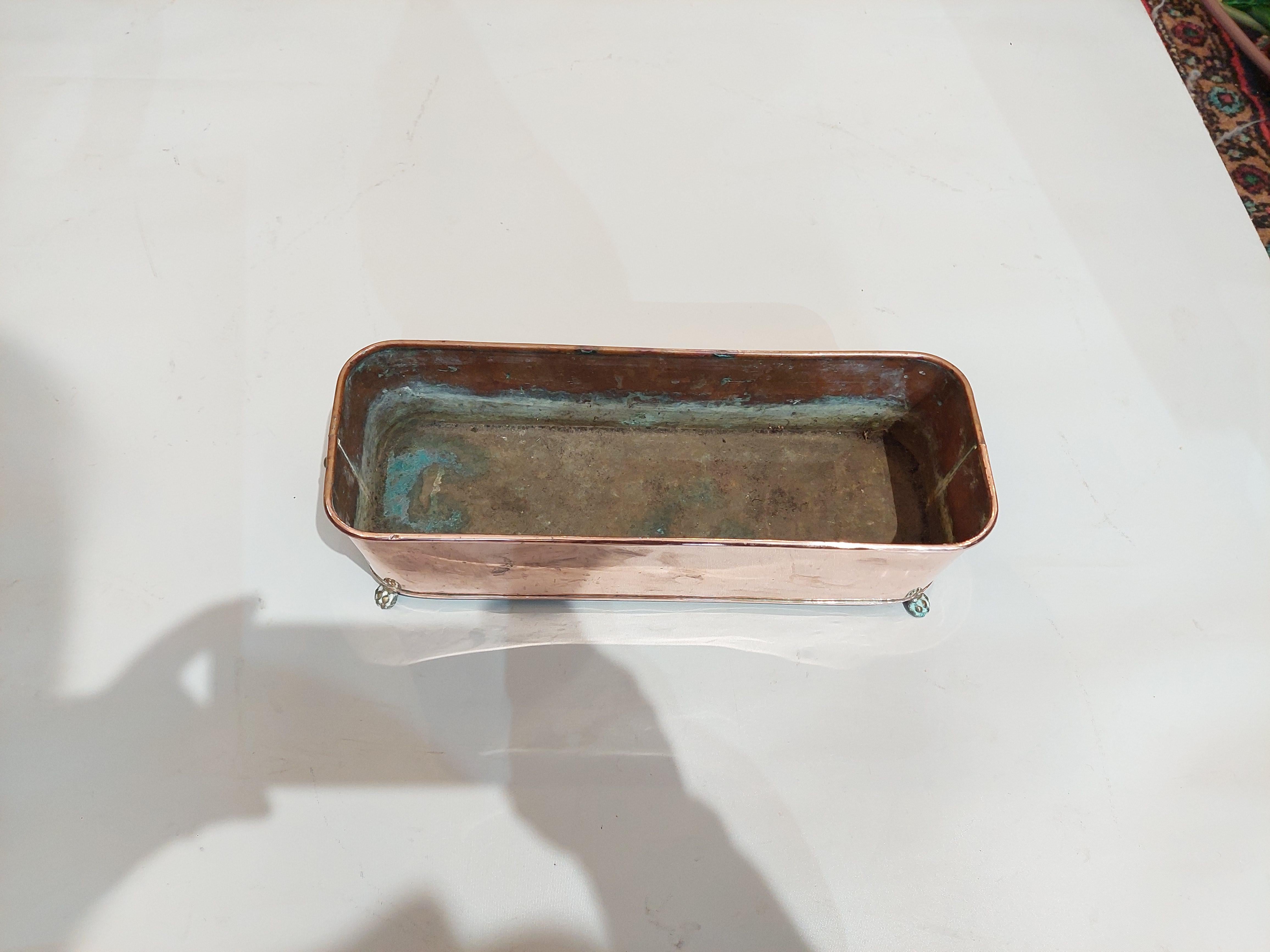 Mid-19th Century Victorian Copper Planter Trough