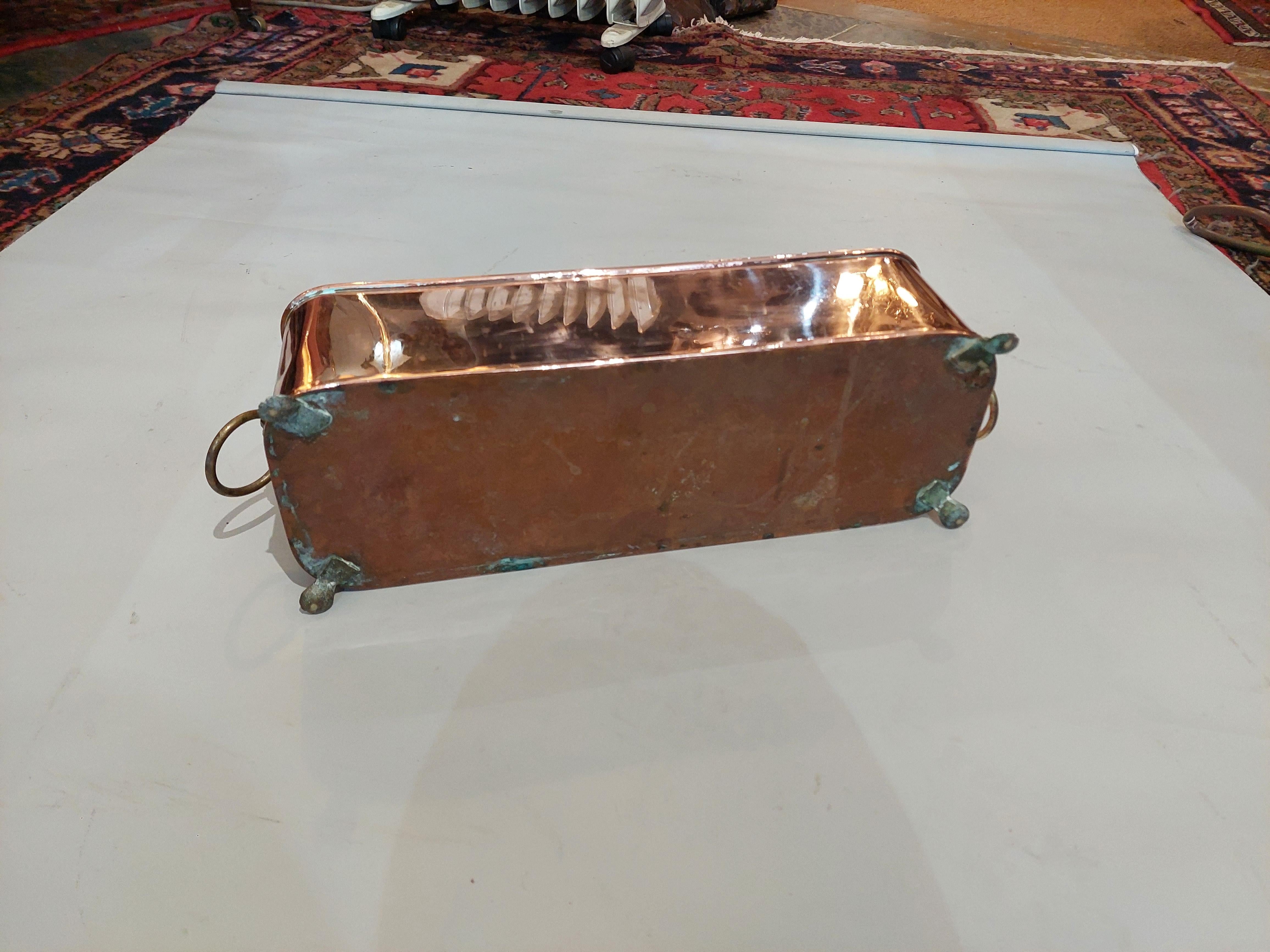 Victorian Copper Planter Trough 1