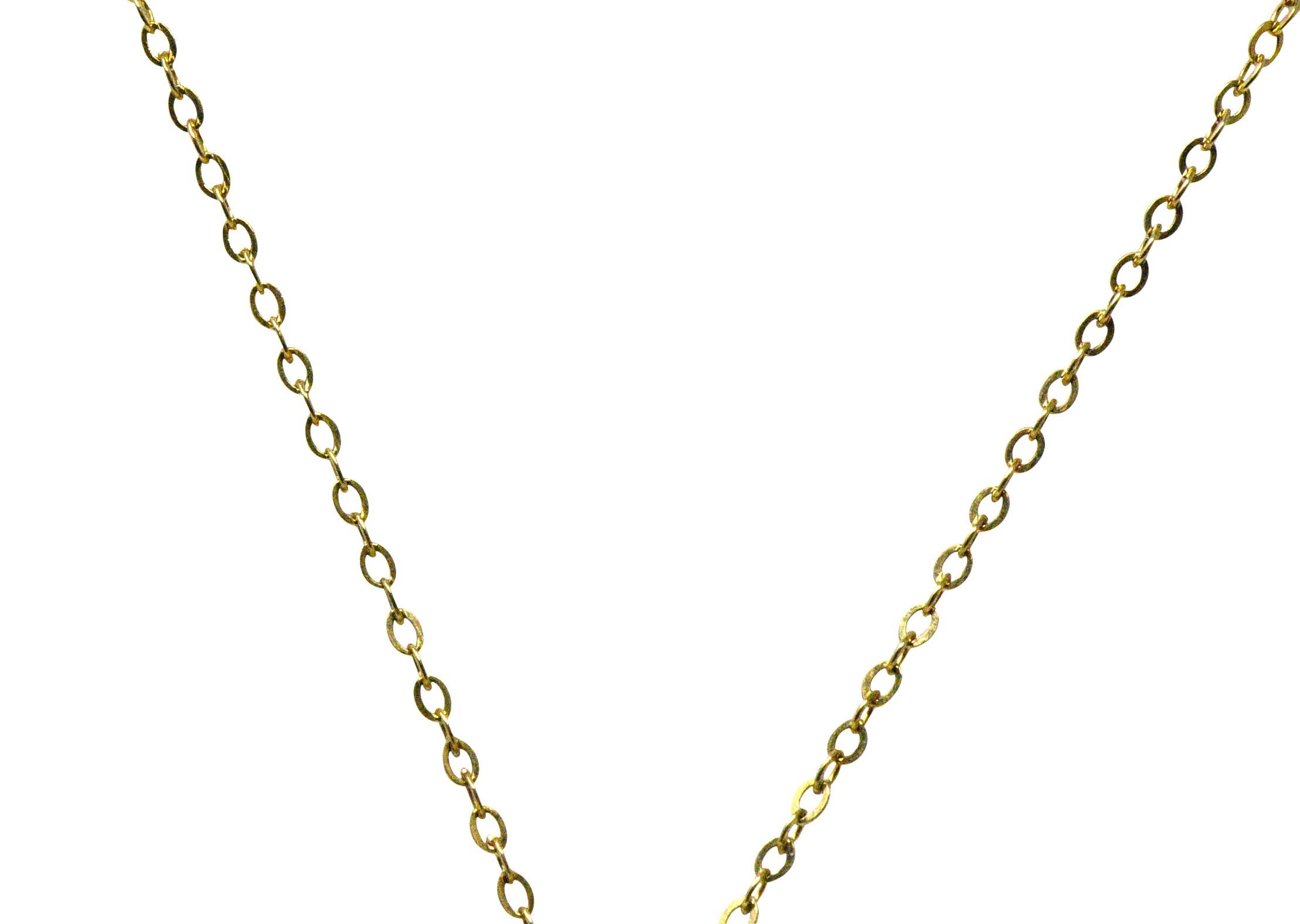 Victorian Coral Bead 18 Karat Gold Necklace 3